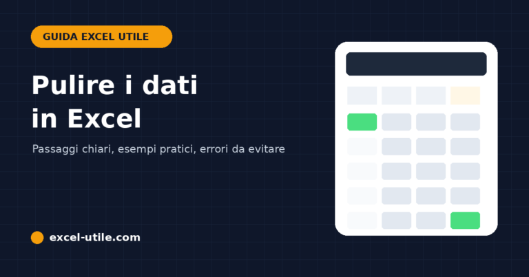 Come pulire i dati in Excel: duplicati, spazi e testo in colonne
